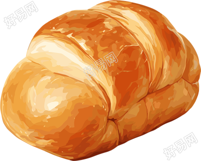 美味面包矢量插画