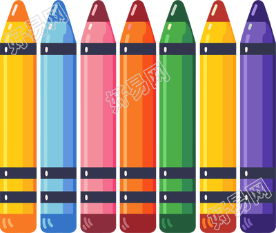蜡笔可商用插画