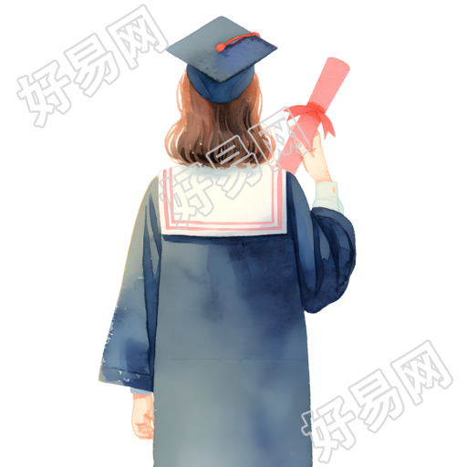 毕业生插画设计元素