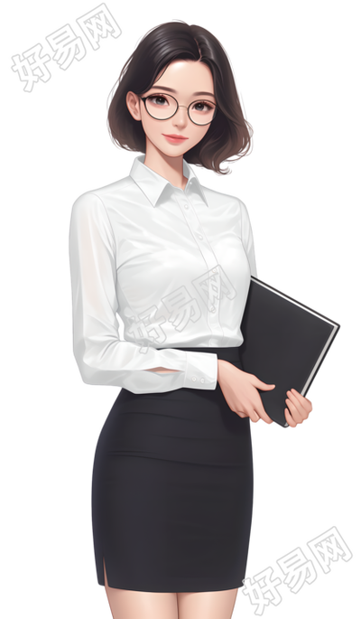 培训老师插画