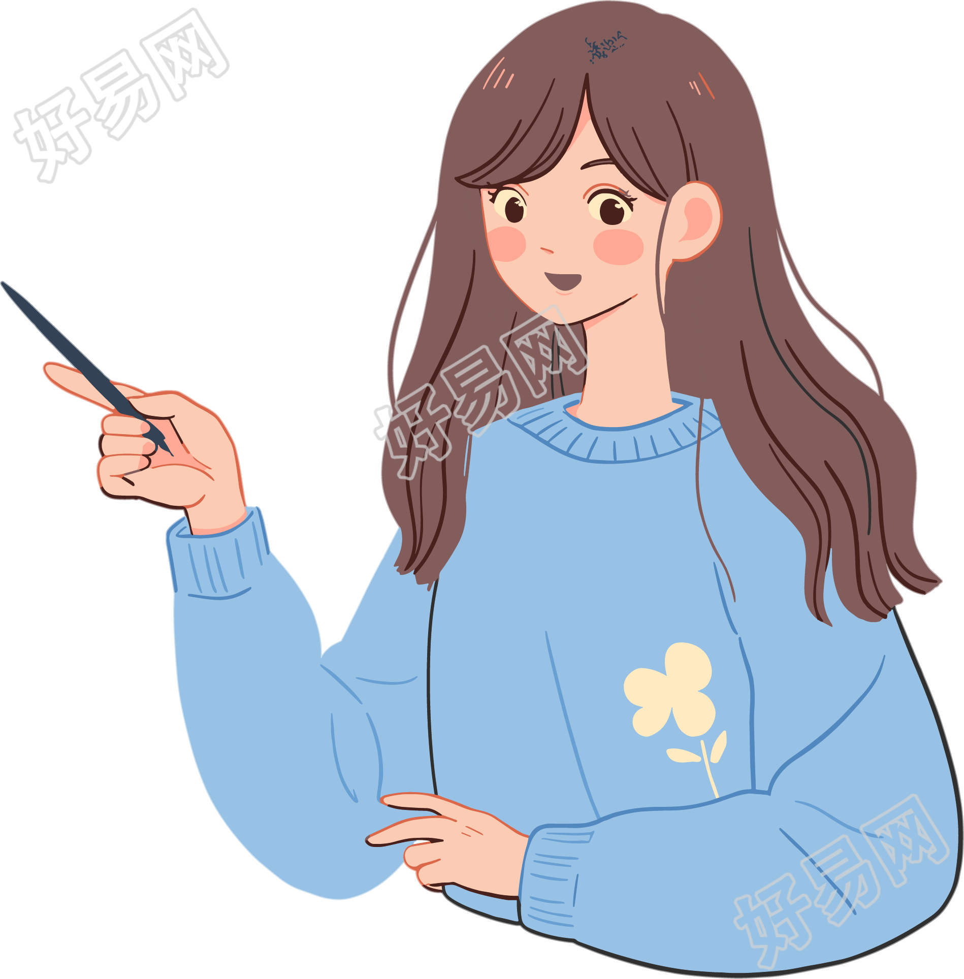 培训老师可商用素材