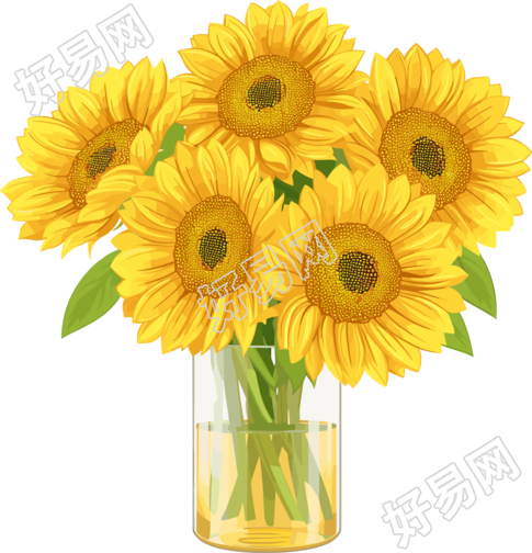 花瓶矢量插图