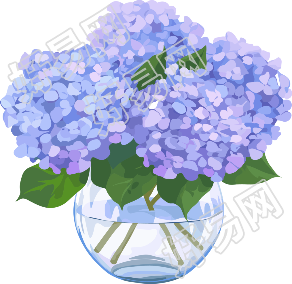 花瓶简约插画