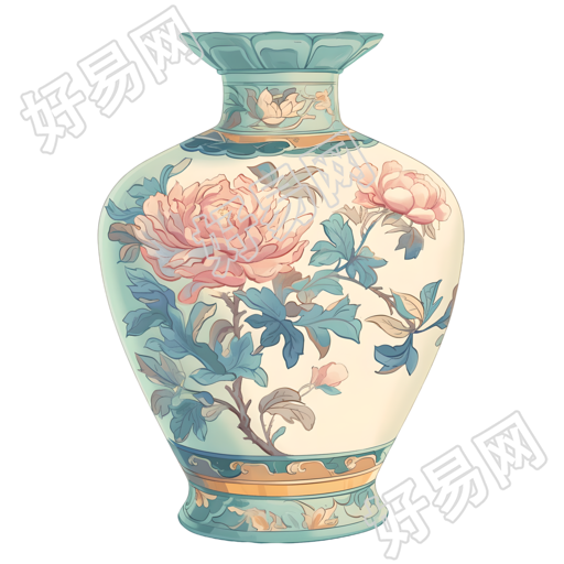 陶瓷花瓶插画