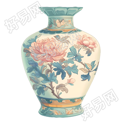 陶瓷花瓶插画