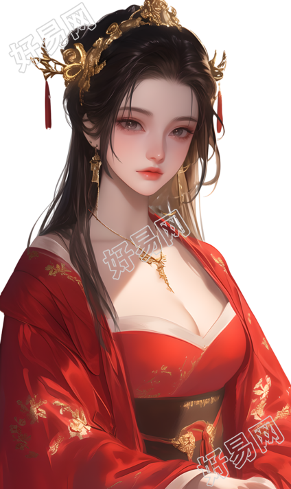 古装美女PNG图形素材