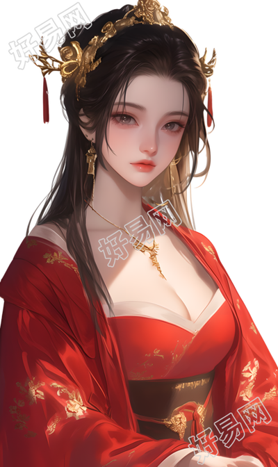 古装美女PNG图形素材