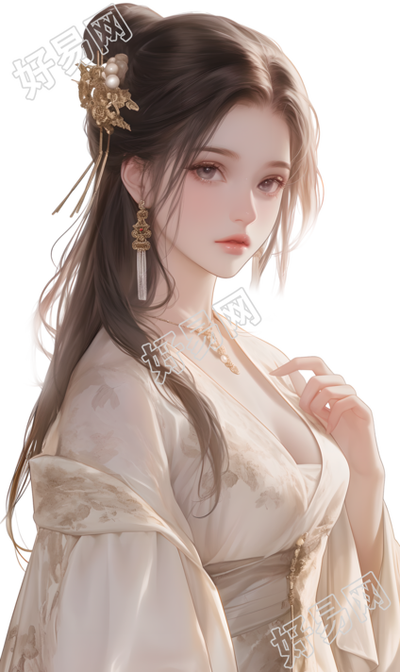 古装美女元素