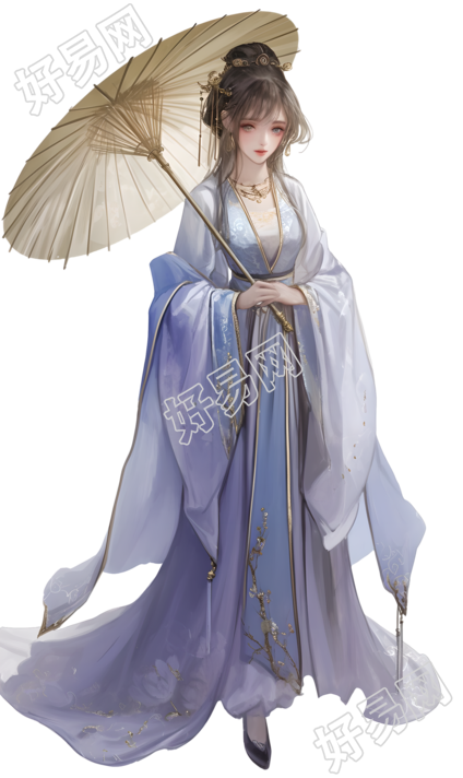 古装美女插图