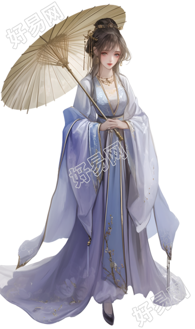 古装美女插图
