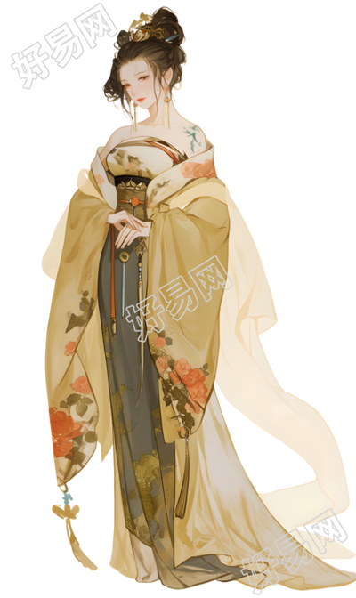 古装美女唯美插图