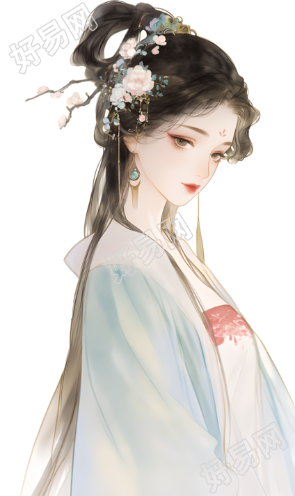 古装美女商用图形素材