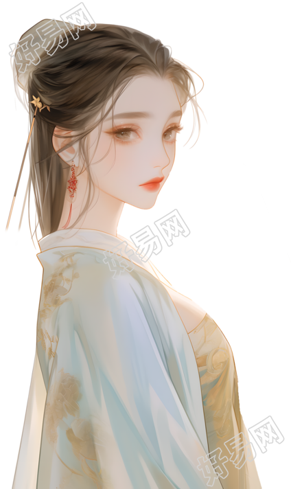 古装美女高清图形素材