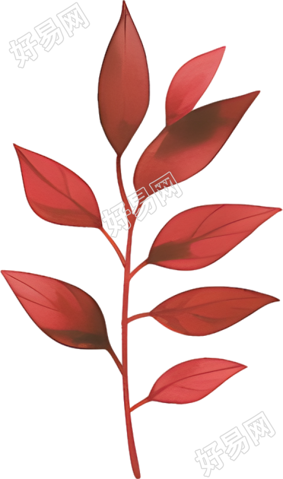 水彩植物可商用素材
