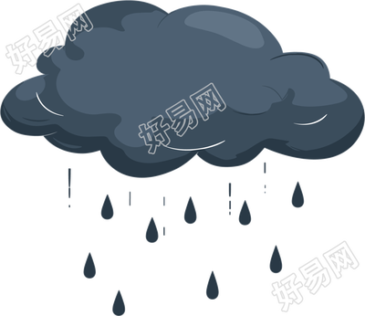 暴风雨图标插图