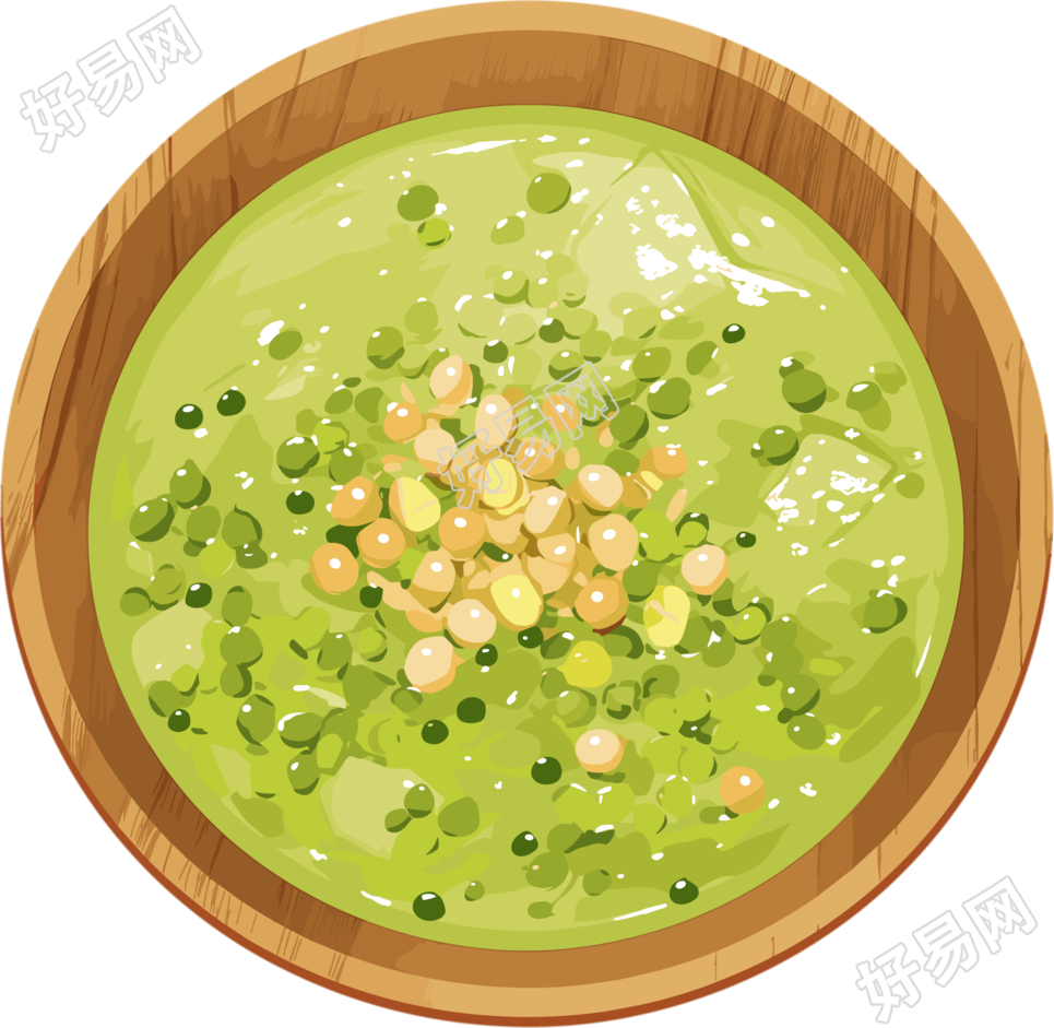 绿豆汤图形素材