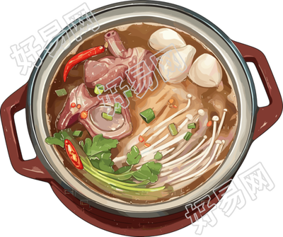 羊肉汤高清图形素材