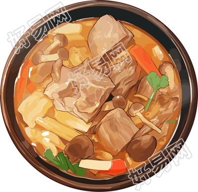 羊肉汤创意设计元素