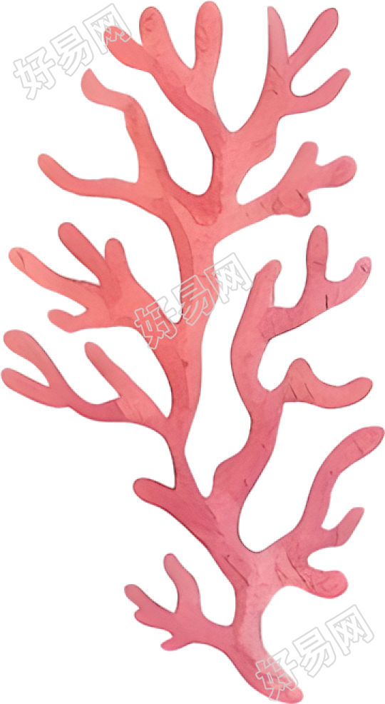 水彩珊瑚可商用素材