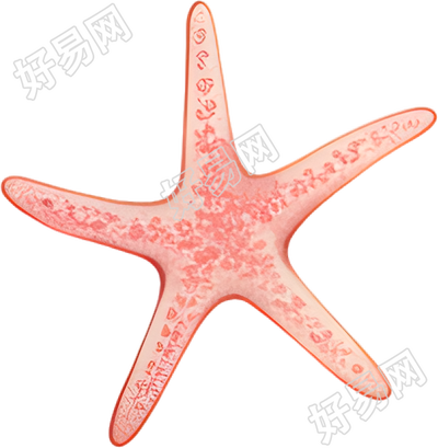 水彩海星元素
