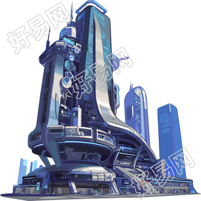 未来城市科技素材