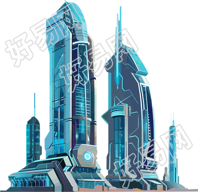 未来城市建筑素材