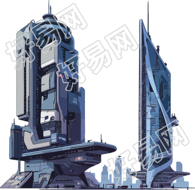 未来城市高清图形素材