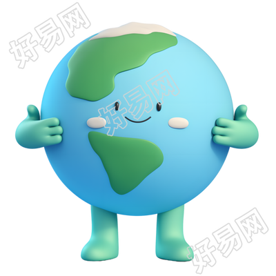 环保地球可爱素材