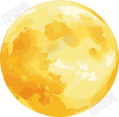 月球PNG插画素材