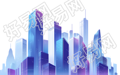 现代城市简约图形素材