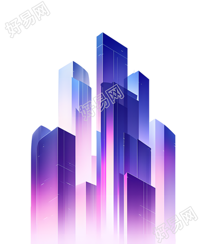 现代城市轮廓素材
