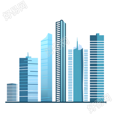 现代城市简约插图