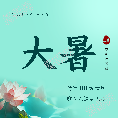 大暑时节夏日饮凉茶微信公众号次图