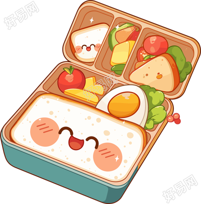 幼儿园食谱插画元素