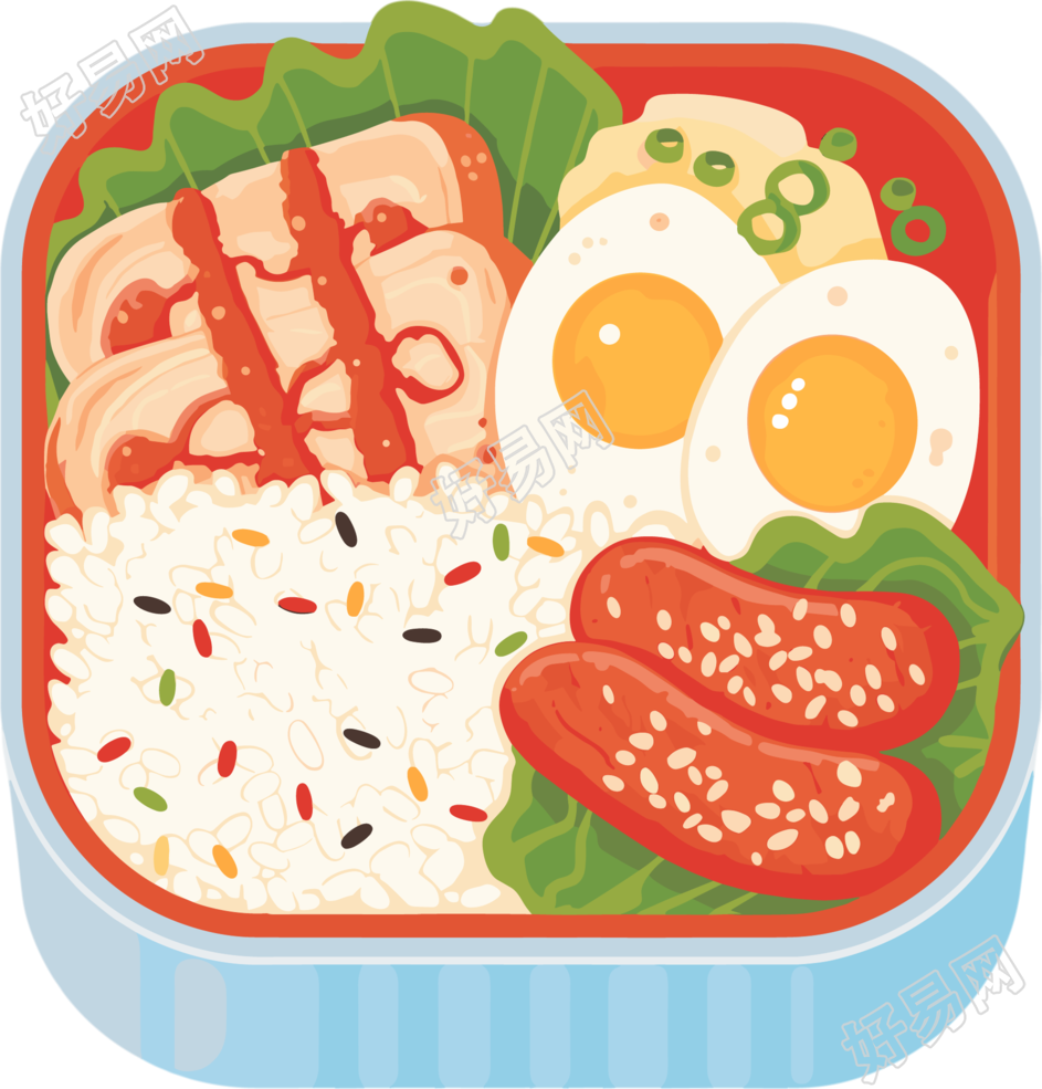 幼儿园食谱高清图形素材