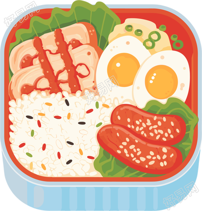 幼儿园食谱高清图形素材
