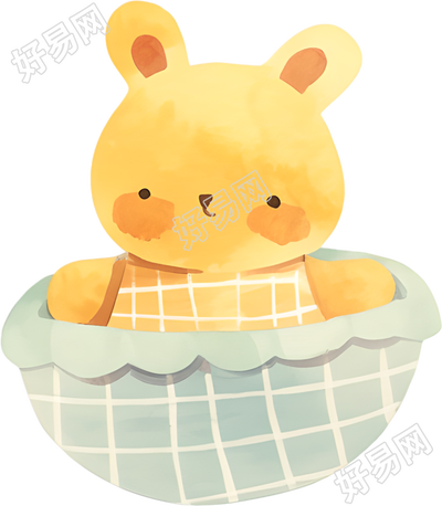 婴儿玩具插画设计元素