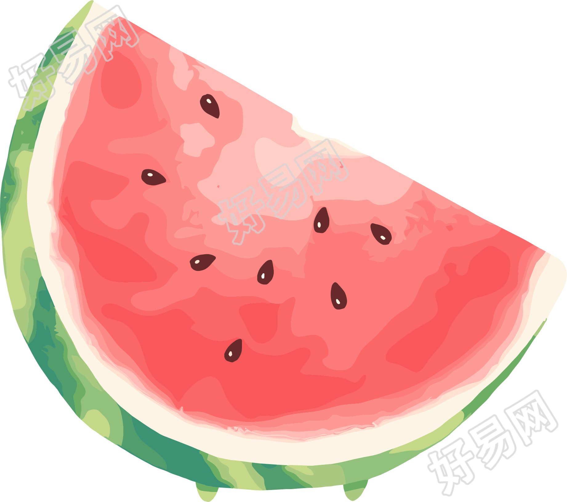 夏天西瓜素材
