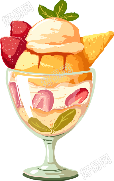 水果冰淇淋插图