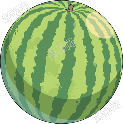 夏天西瓜插画