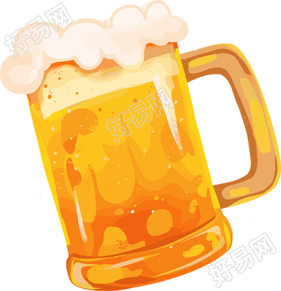 扎啤夏日插图