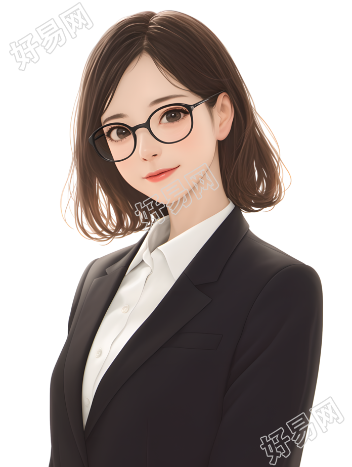公务员创意插图