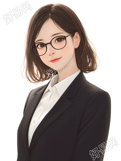 公务员创意插图