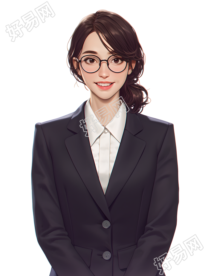 公务员可商用插画