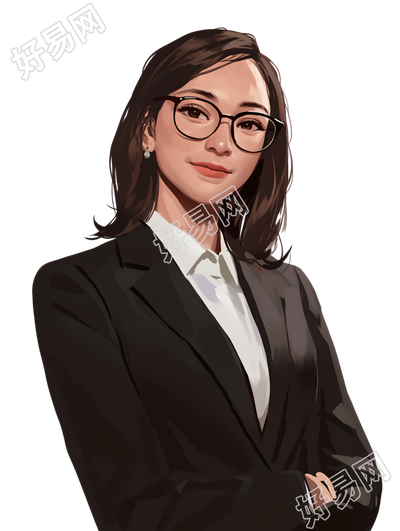 公务员商业设计元素