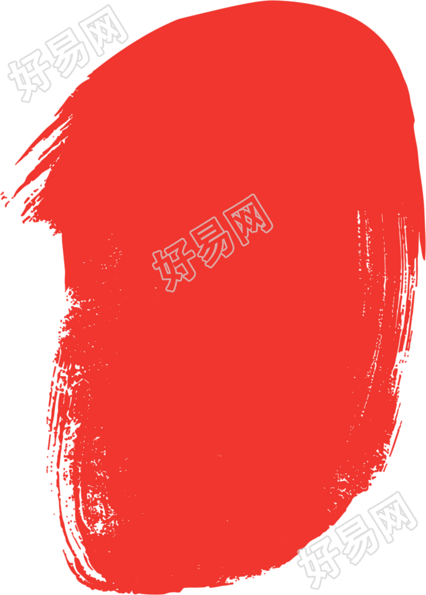 红色印章商业设计元素