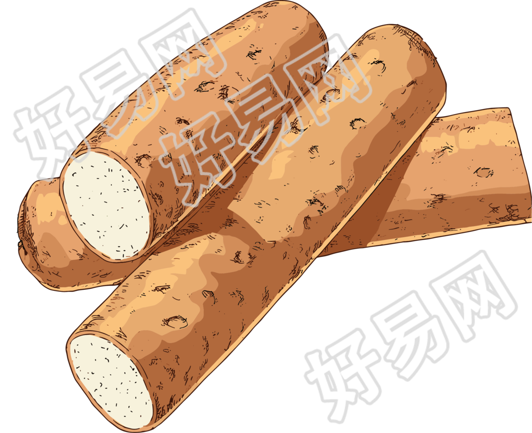 山药插画设计元素