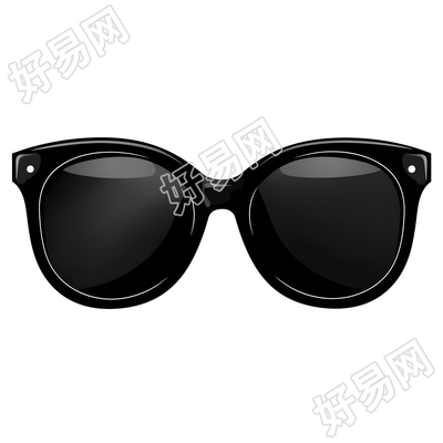 黑框墨镜插图