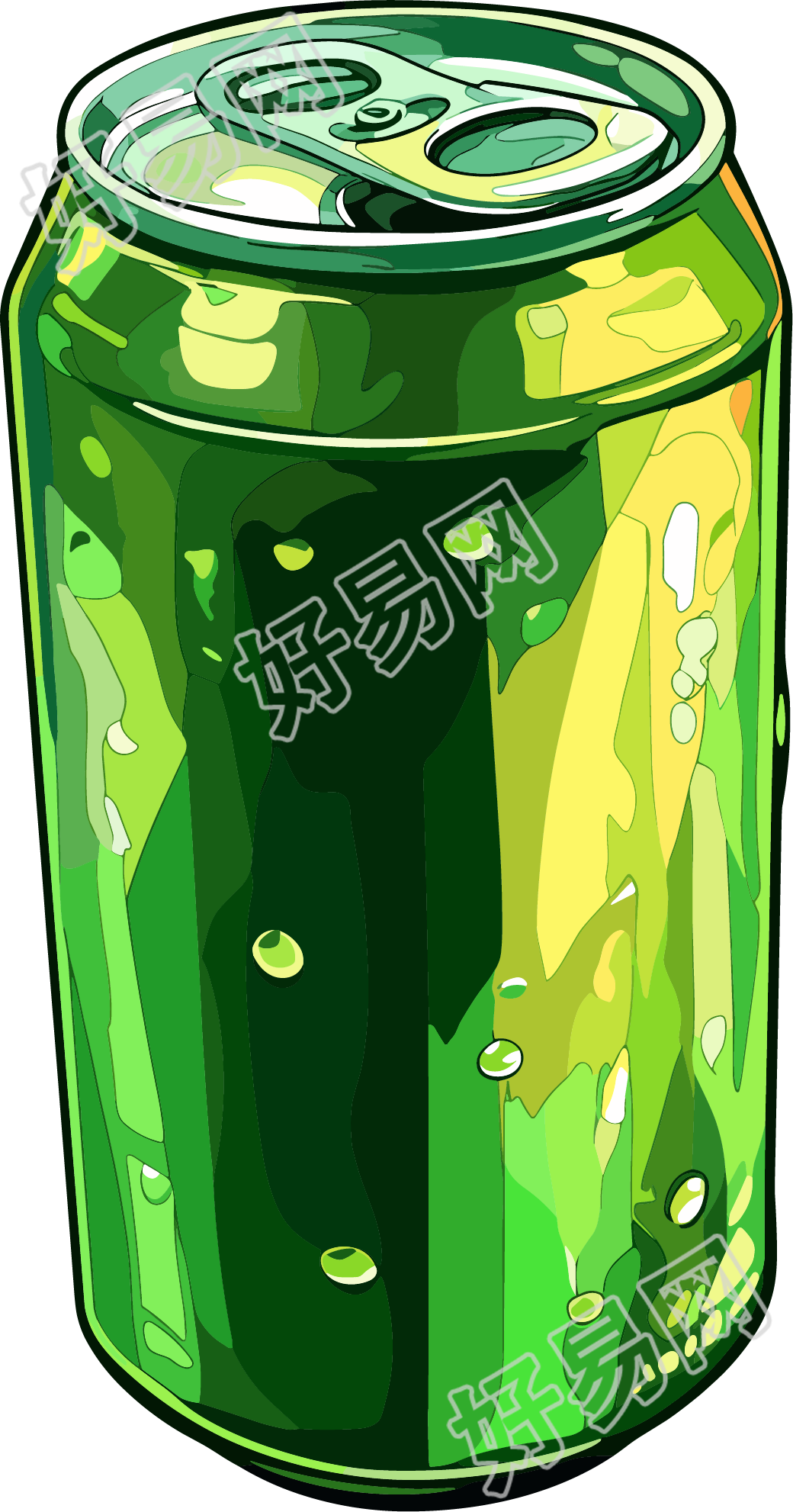 啤酒插画设计元素