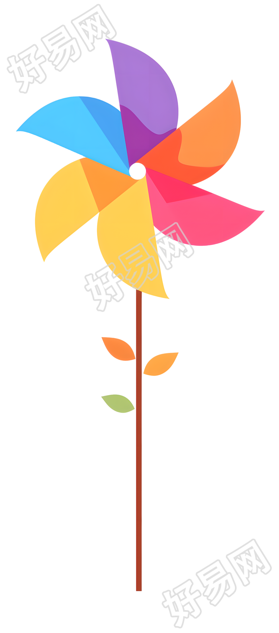 纸风车插画设计素材